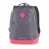 Batoh, s priehradkou na notebook, PULSE "Bicolor", sivý-ružový