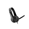 Náhlavné slúchadlá, s mikrofónom, CANYON "HSC-1", čierna