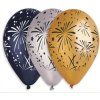 Balón, 33 cm, ohňostroj, 3 rôzne farby