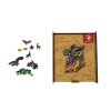 Puzzle, drevené, A4, 90 ks, PANTA PLAST "Owl"