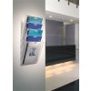 Stojan na prospekty, stolový a nástenný, stojatý, A4, DURABLE "COMBIBOXX® XL", priehľadná