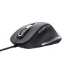 Myš, drôtová, optická, TRUST "Fyda", čierna