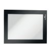 Informačný panel, A6, samolepiaci, DURABLE "DURAFRAME®", fekete