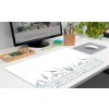 Podložka na stôl, 595x410 mm, s 3-ročným a týždenným plánovačom, SIGEL "Frosted Leaves"