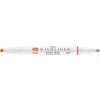 Zvýrazňovač, 1,0/3,5 mm, obojstranný, ZEBRA "Mildliner Warm", cinóberová