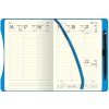 Diár, plánovací, A5, týždenný, stĺpcový, DAYLINER "Smart Blue", s perom