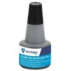 Pečiatková farba, 30 ml, VICTORIA OFFICE, čierna