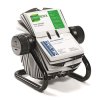 Vizitkár, kovový, pre 400 vizitiek, otočný, horizontálny, DURABLE "VISIFIX®", čierna