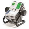 Vizitkár, kovový, pre 400 vizitiek, otočný, horizontálny, DURABLE "VISIFIX®", čierna