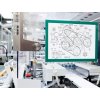 Informačný panel, A4, samolepiaca zadná strana, DURABLE "DURAFRAME®", zelená