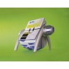 Vizitkár, plastový, pre 400 vizitiek, otočný, horizontálny, DURABLE "VISIFIX®", strieborná
