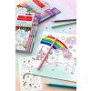 Farebné ceruzky, sada, šesťhranné, FABER-CASTELL "Jednorožec" 10+3 rôznych farieb