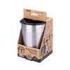 Termohrnček, 300 ml, z nerezovej ocele, TROIKA "Cup-uccino", strieborný