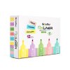 Zvýrazňovač, sada, 1-5 mm, FLEXOFFICE "Flexliner", mix pastelových farieb