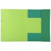 Doska s gumičkou, kartón, A4, EXACOMPTA "Forever®", zelená