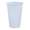 Poháre plastové 500 ml biele (50 ks)