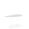 Doplnkový stôl bez nohy BASIC, 160x2,2x80cm, biela