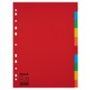 Register, kartónovýá, A4, 10 dielny, ESSELTE "Economy", farebný