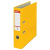 Pákový šanón, 75 mm, A4, PP/kartón, ochranné spodné kovanie, ESSELTE "Economy", žltý