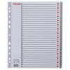 Register, plastový, A4 Maxi, 1-31, ESSELTE, sivý