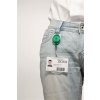 Držiak na identifikačné karty, výsuvný, s karabínou, DURABLE "STYLE", zelená