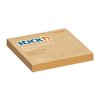Samolepiaci poznámkový blok, 76x76 mm, 100 listov, STICK N "Kraft Notes", hnedá