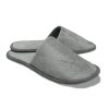 PAPUČE ZATVORENÁ ŠPIČKA 30CM ŠEDÉ