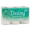 Toaletný papier Daisy, 2-vrstvový, 100% celulóza – balenie 8 ks