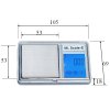 LESAK HD-03, 200g/0,01g, 53mmx53mm  Kapesní váha s dotykovým displejem