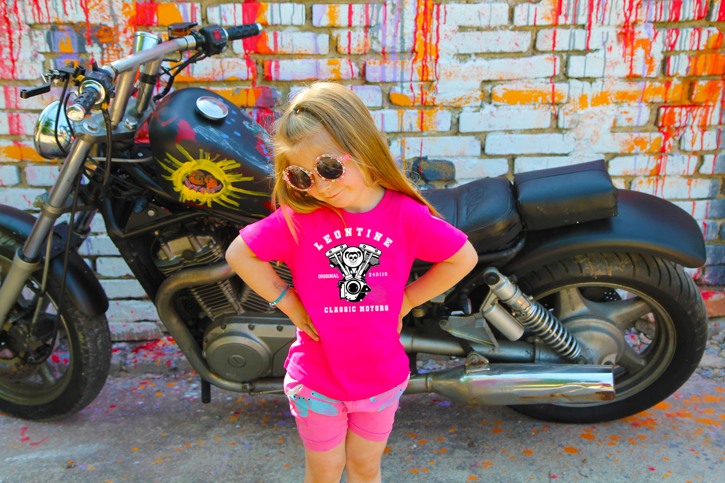 Dětské tričko MOTOR Barva: Černá 02, Velikost: 5/6 let