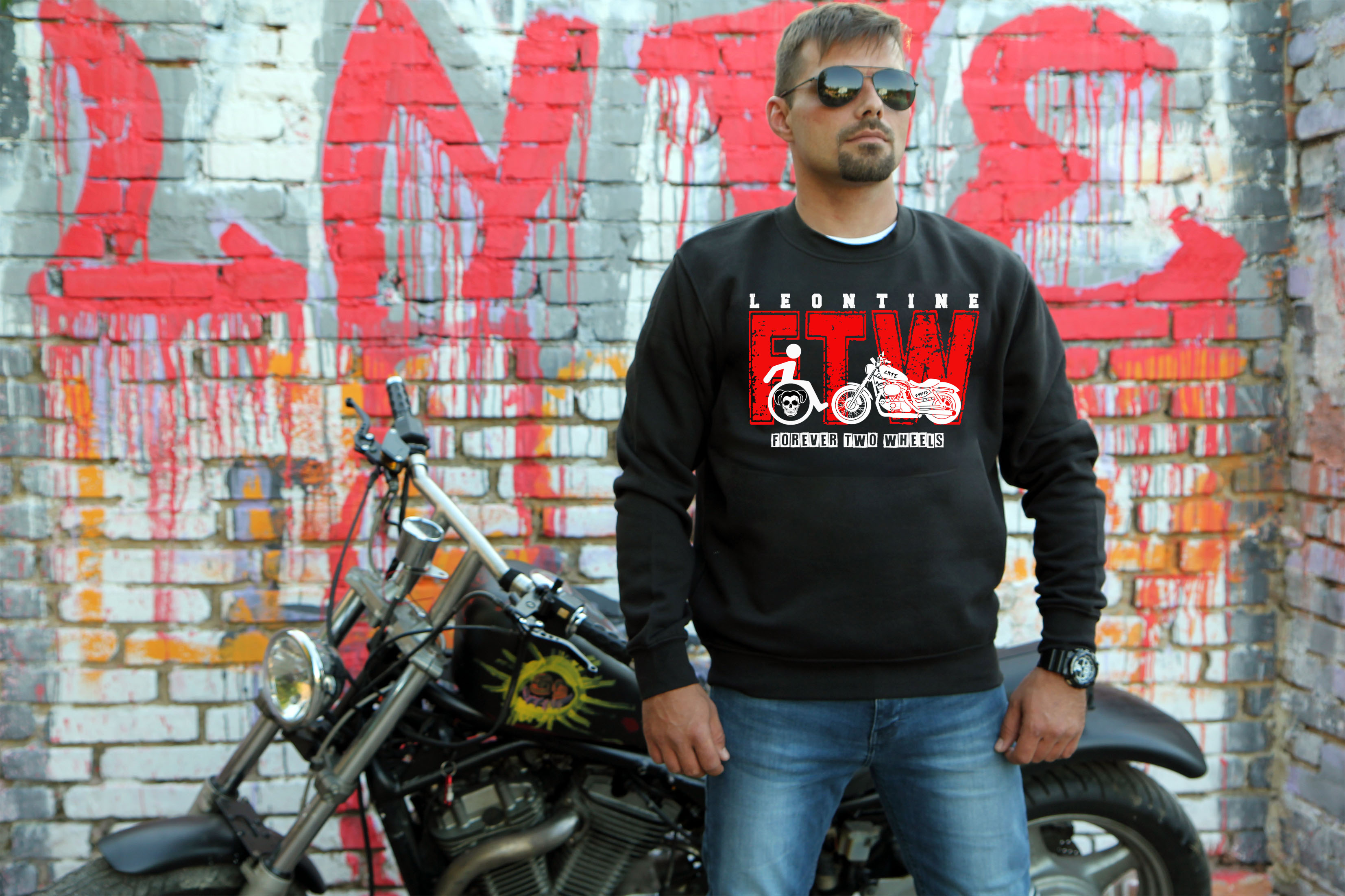 Mikina FTW chopper Barva: Černá 02, Velikost: XL