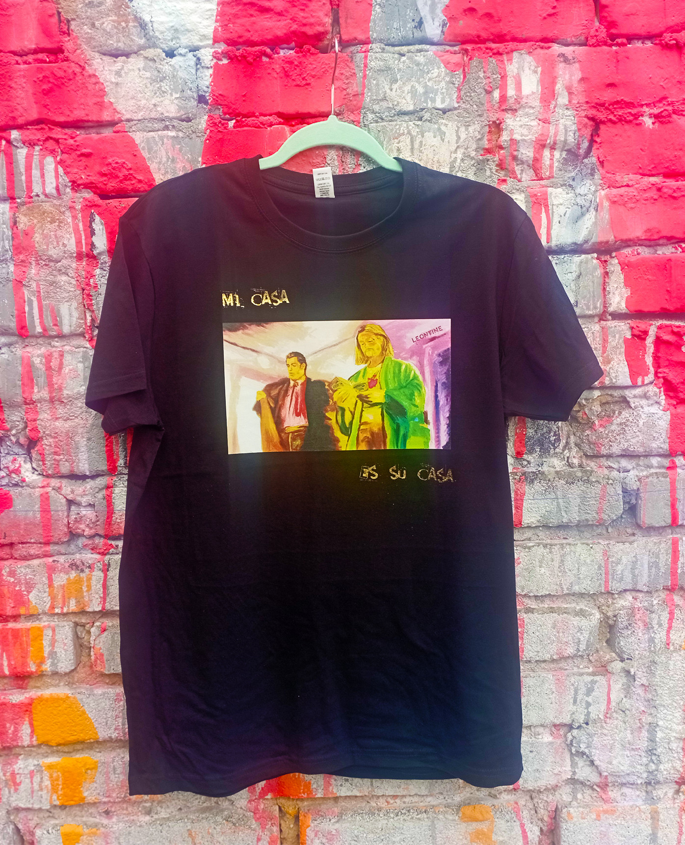 Pánské tričko MI CASA Barva: Černá 02, Velikost: M
