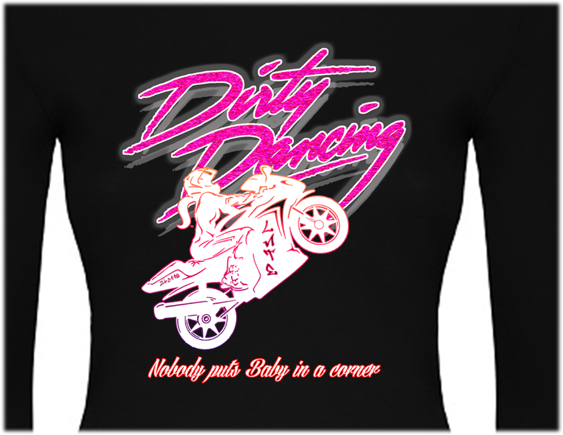 Dámské tričko Dirty Dancing Barva: Černá 02, Velikost: S