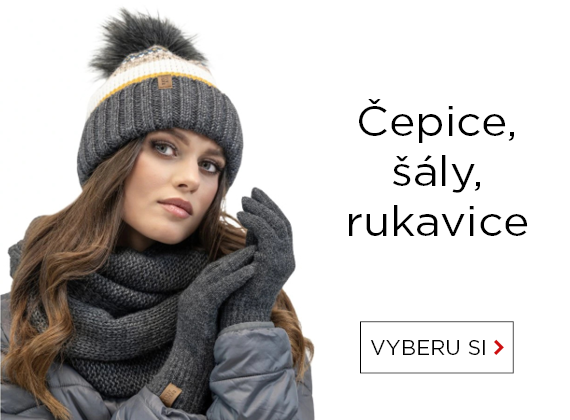 Čepice, šály, rukavice