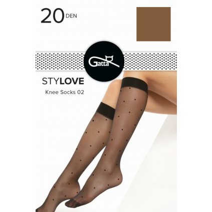 Silonkové podkolenky Gatta Stylove 02