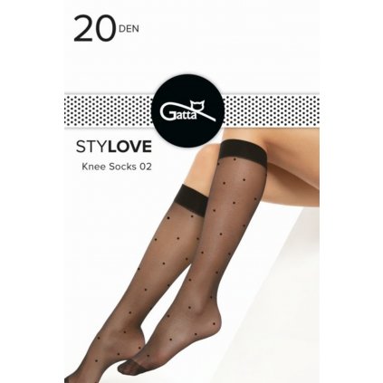 Silonkové podkolenky Gatta Stylove 02