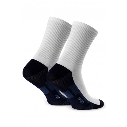 Ponožky Steven 057-369 (Velikost 41-43, Barva Bílá)