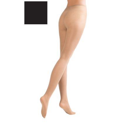 Silonkové punčocháče Gabriella Supreme 40 DEN code 398 (Velikost 4-L, Barva Černá)