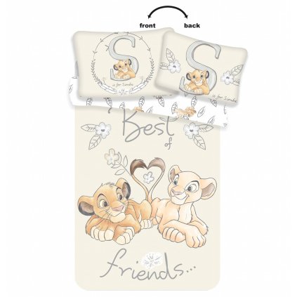 Disney povlečení do postýlky Lví Král Best Friends baby (Varianta Disney povlečení do postýlky Lví Král Best Friends baby 100x135, 40x60 cm)