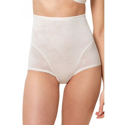 Kalhotky Triumph 10206011 Wild Rose Sensation Highwaist (Velikost XL, Barva Bílá)