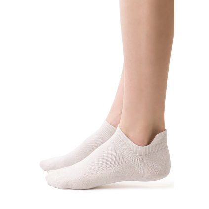 Dámské ponožky Steven 050-128 (Velikost 35-37, Barva Béžová)