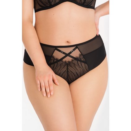 Kalhotky Gorsenia K818 Inessa (Velikost 3XL, Barva Černá)