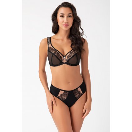 Brazilky Gorsenia K742 Lauren (Velikost M, Barva Černá)