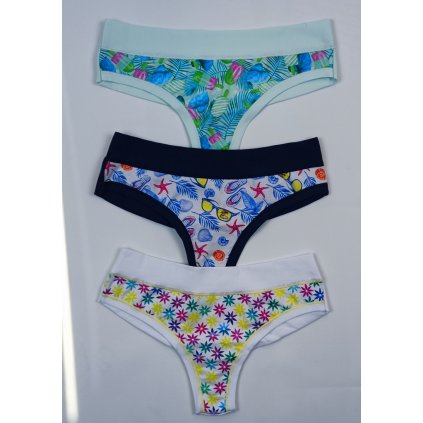 Dámské brazilky Lovelygirl 6532D (Velikost L, Barva Vícebarevná)