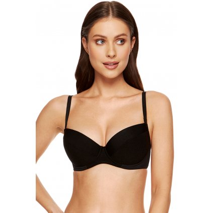 Podprsenka Gorteks Andrea/B1 - Push - up (Velikost 65E, Barva Černá)