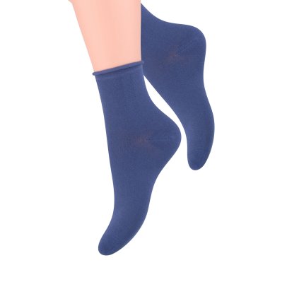 Ponožky Steven 115 (Velikost 35-37, Barva Modrá - tmavě)