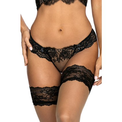 Tanga Axami V-9498 (Velikost XL, Barva Černá)
