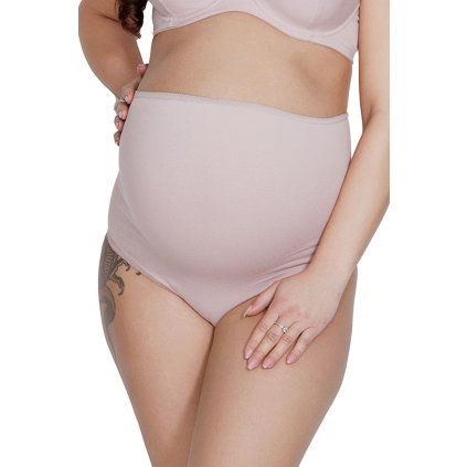 Těhotenské kalhotky Mitex Mama Belly (Velikost S, Barva Šedá)