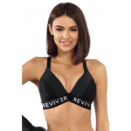 Sportovní podprsenka Reviver F5520 (Velikost XL, Barva Černá)