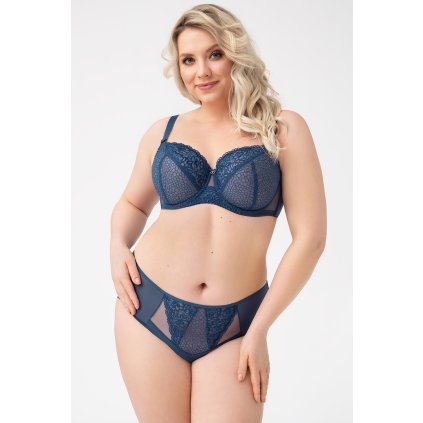 Podprsenka Gorsenia K728 Edith (Velikost 65M, Barva Modrá)